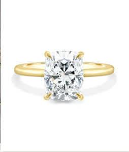 Leonora Elongated Cushion Solitaire