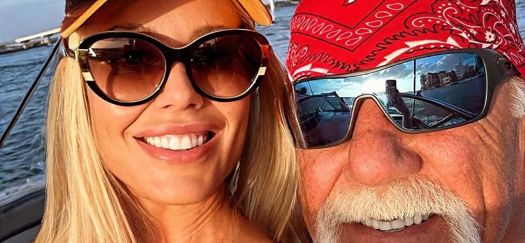 Picture of Sky Daily and Hulk Hogan.