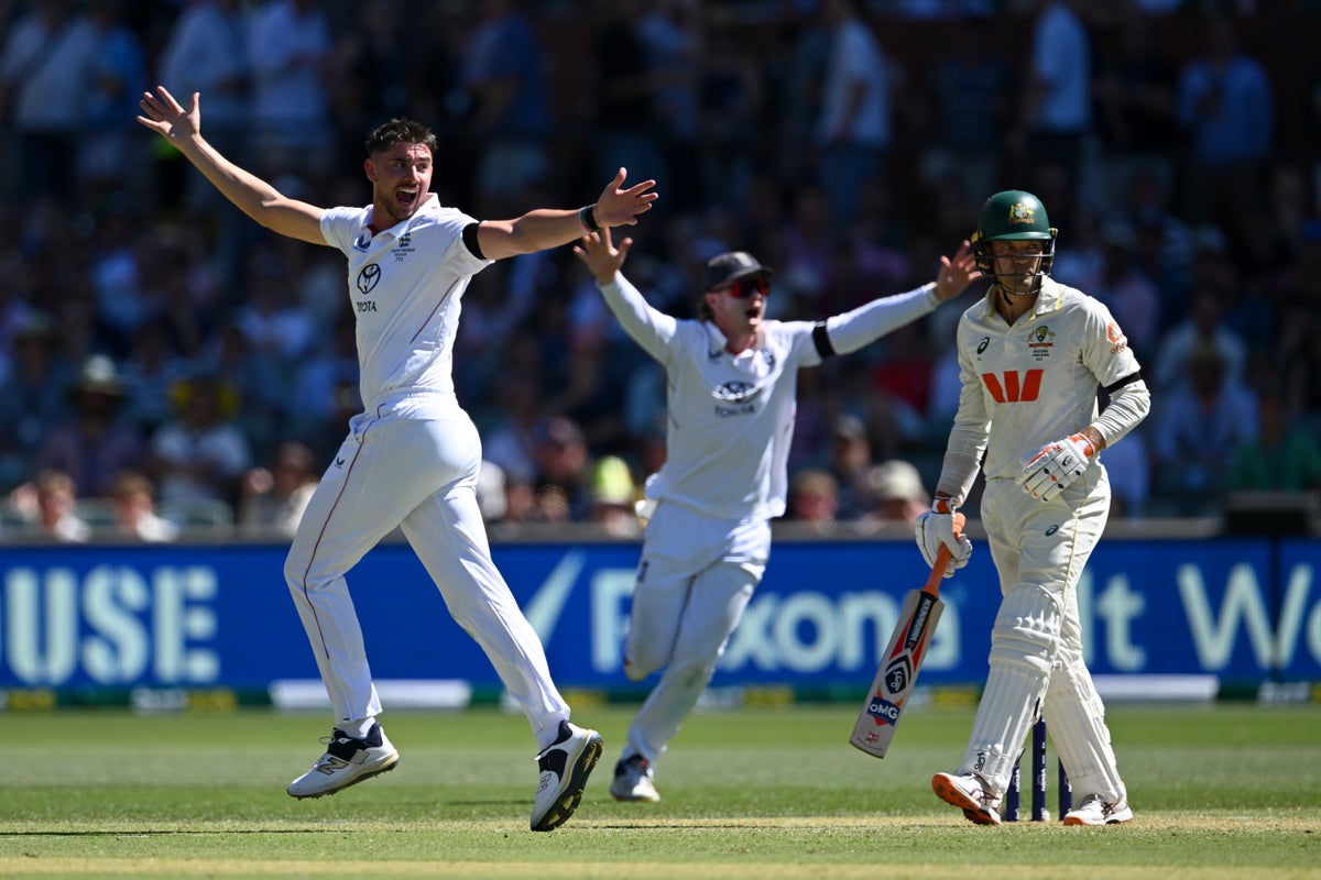 Josh Tongue, left, proved to be England’s best bowler in Australia (Getty Images)