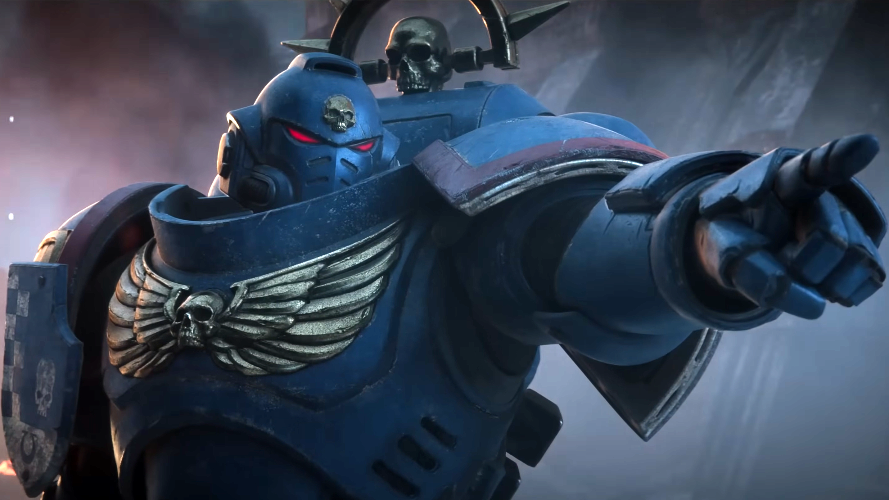Space Marine pointing in Total War: Warhammer 40,000 image