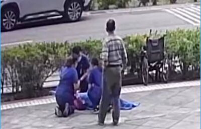 長者人行道突倒下　診所護理師全衝出救人！醫師：以大家為榮
