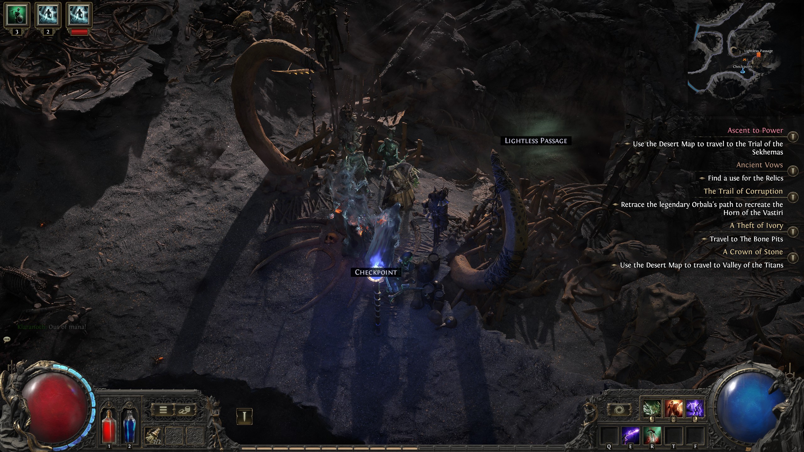 Path of Exile 2 Well of Souls - Lightless Tunnel