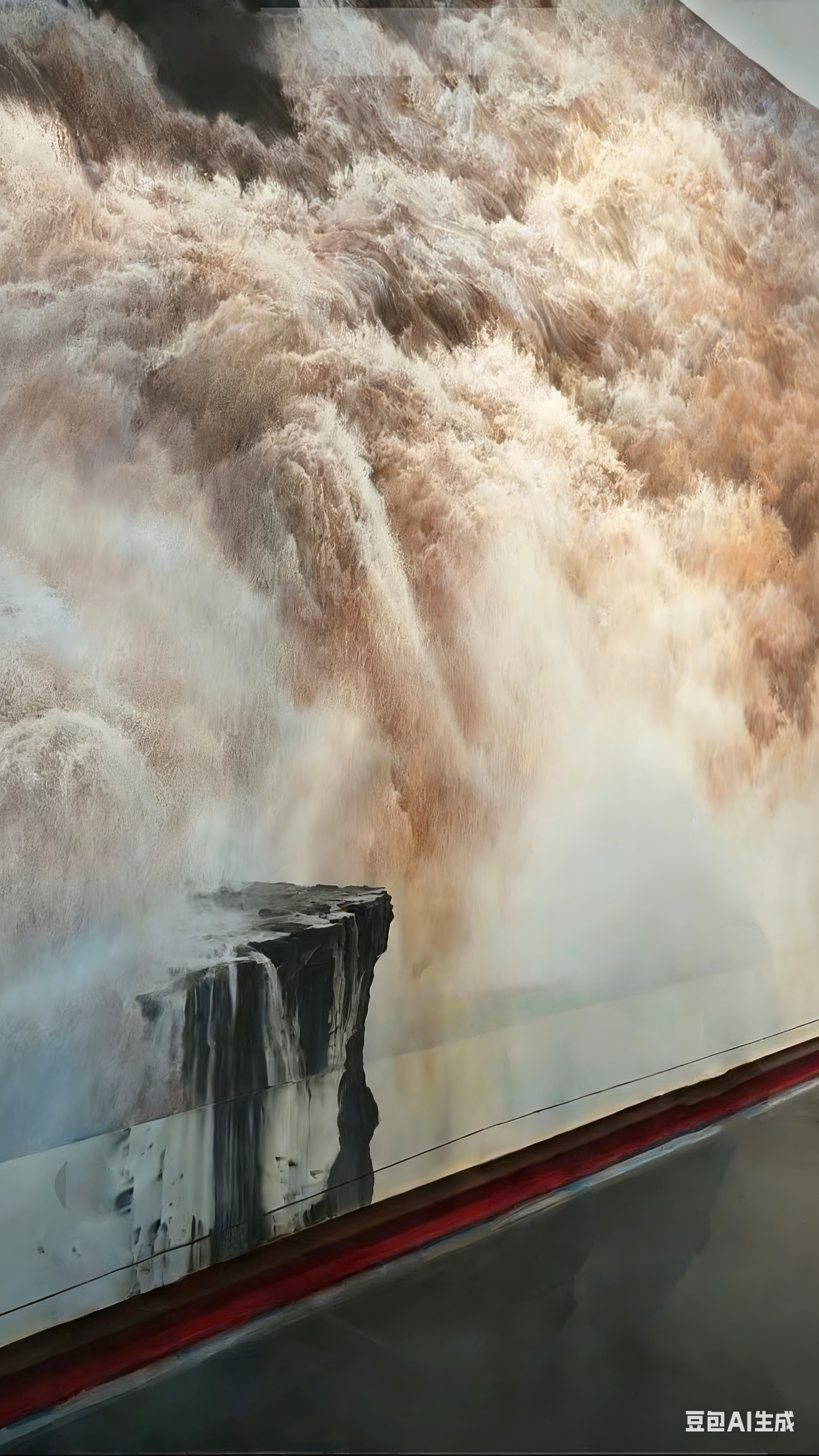 估价380万 著名画家巨幅画作遭泼墨:千万网友献策补救