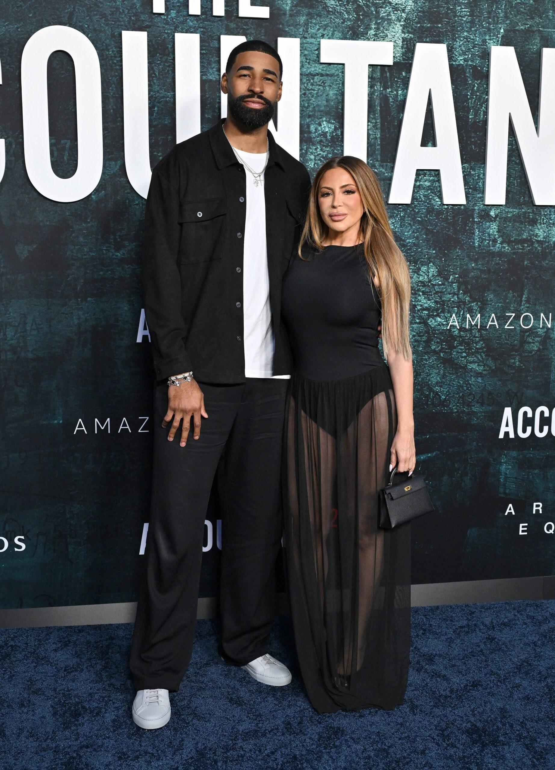 Jeff Coby and Larsa Pippen at The Accountant 2 Los Angeles Premiere