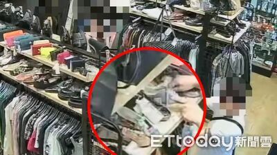 二手名牌店刀客劃破8件精品　店家損失10萬！看監視器秒認犯嫌