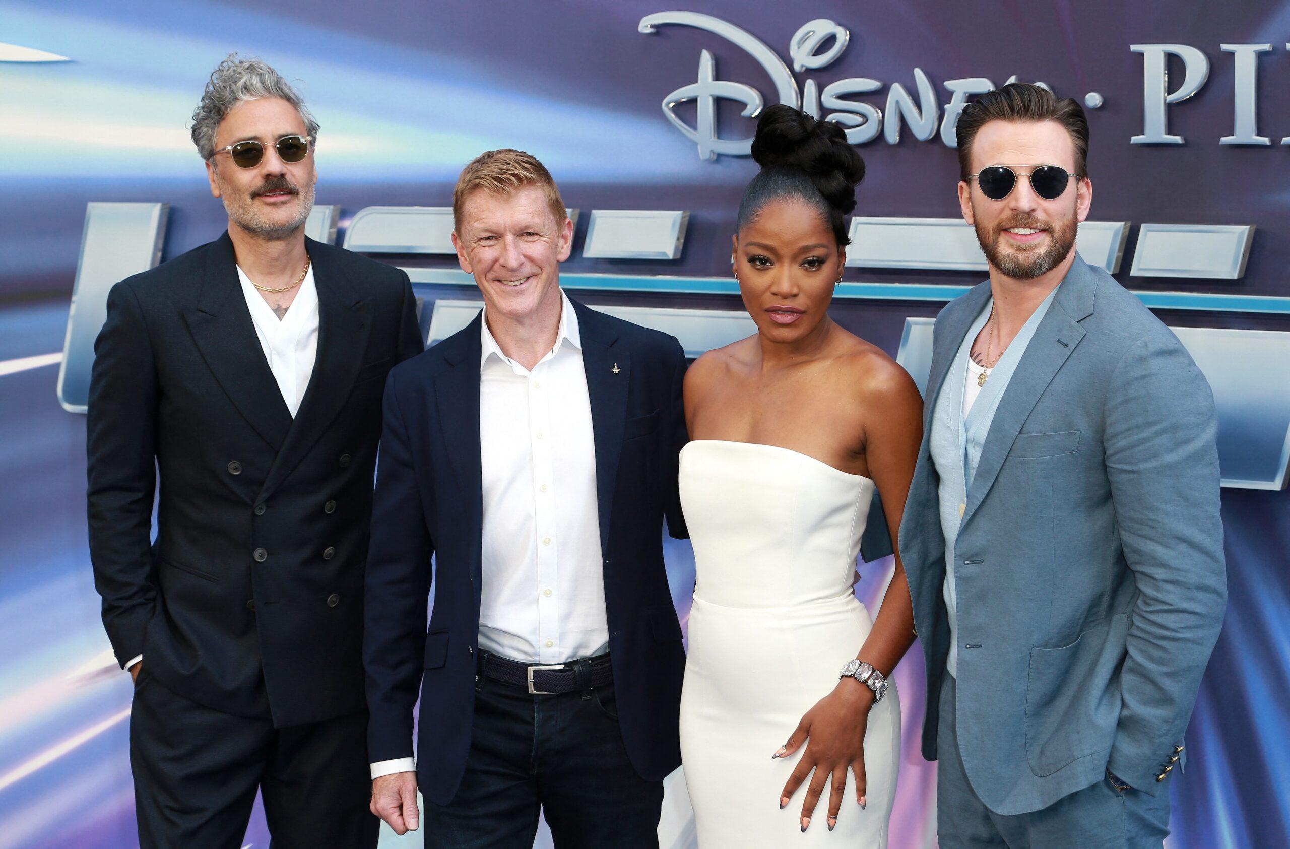 Chris Evans and co stars at "Lightyear" UK Premiere.