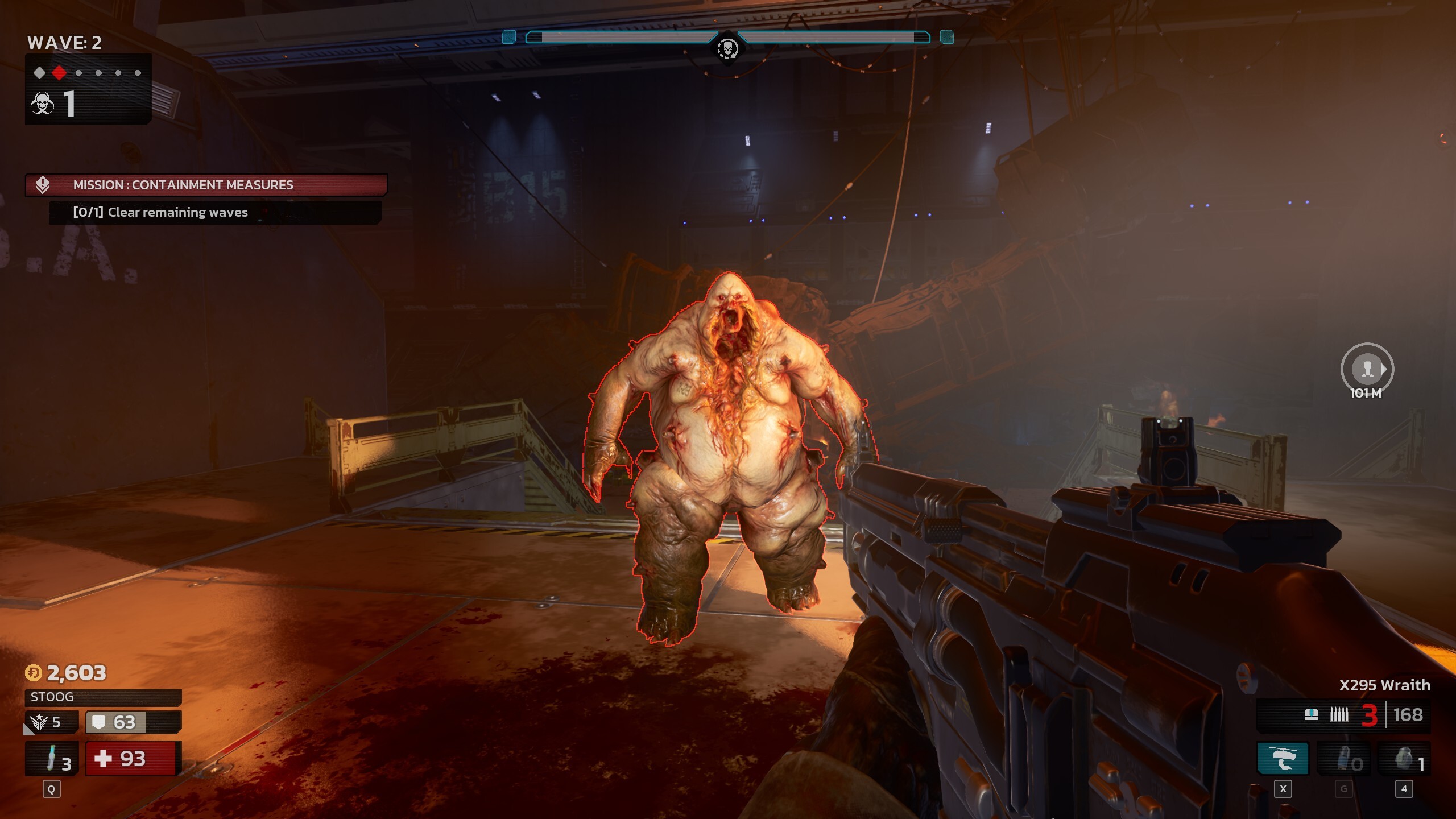 A bloat walking towards me