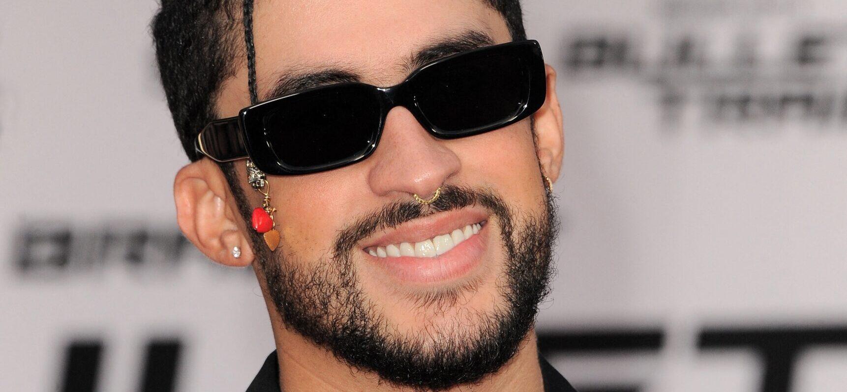 Bad Bunny at World premiere of 'Bullet Train'