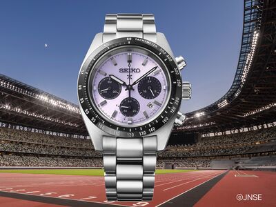 Seiko「江戶紫」限量錶吸睛　古東京熱門色、致敬世界田徑錦標賽