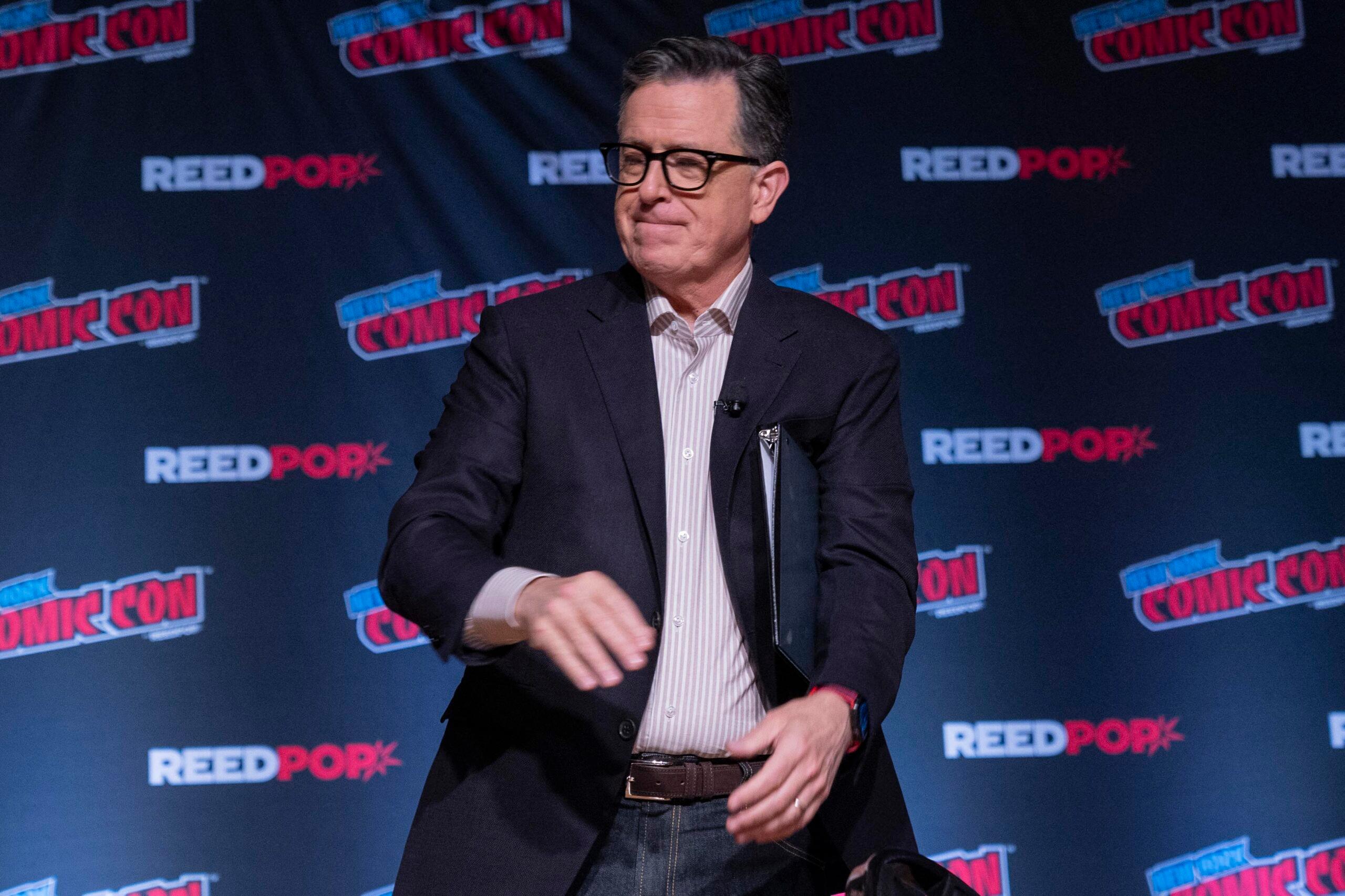 Stephen Colbert at New York Comic Con Day 2