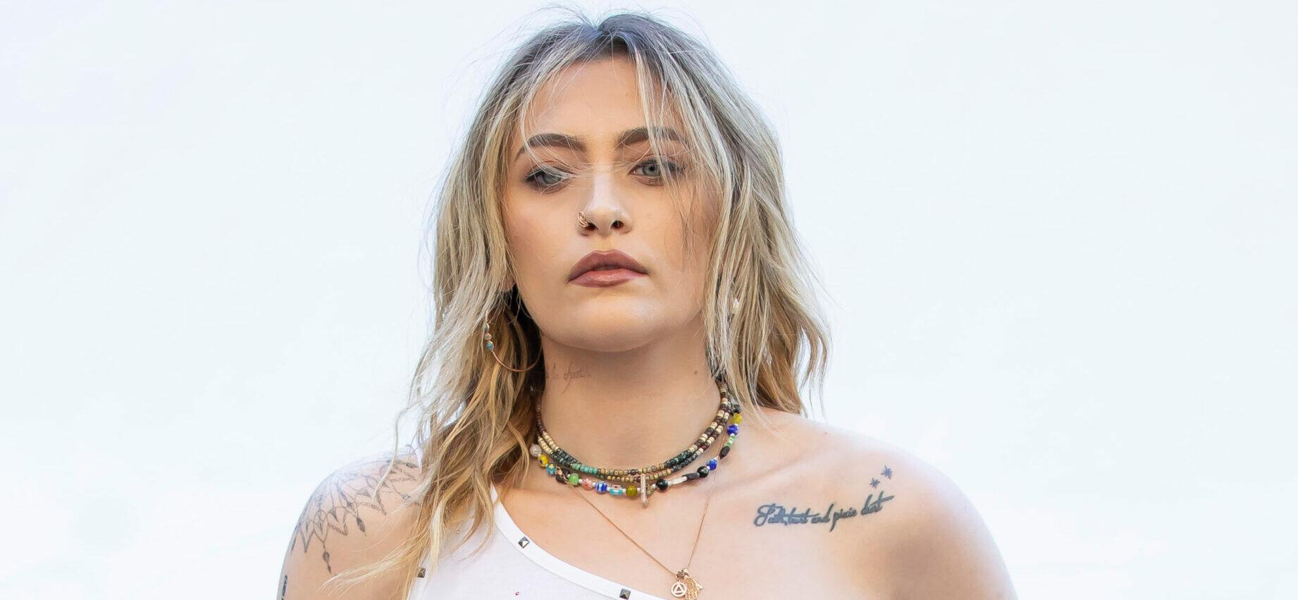 Paris Jackson at the Stella McCartney show in Paris