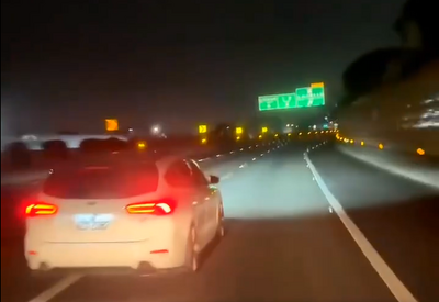 國道惡意蛇行逼車畫面曝！警出手通知駕駛到案　恐罰3.6萬並扣牌