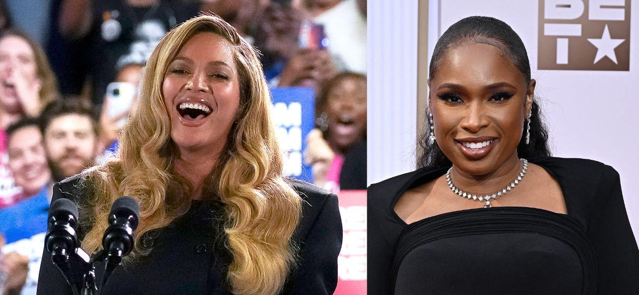 Beyonc&eacute; and Jennifer Hudson photo collage.