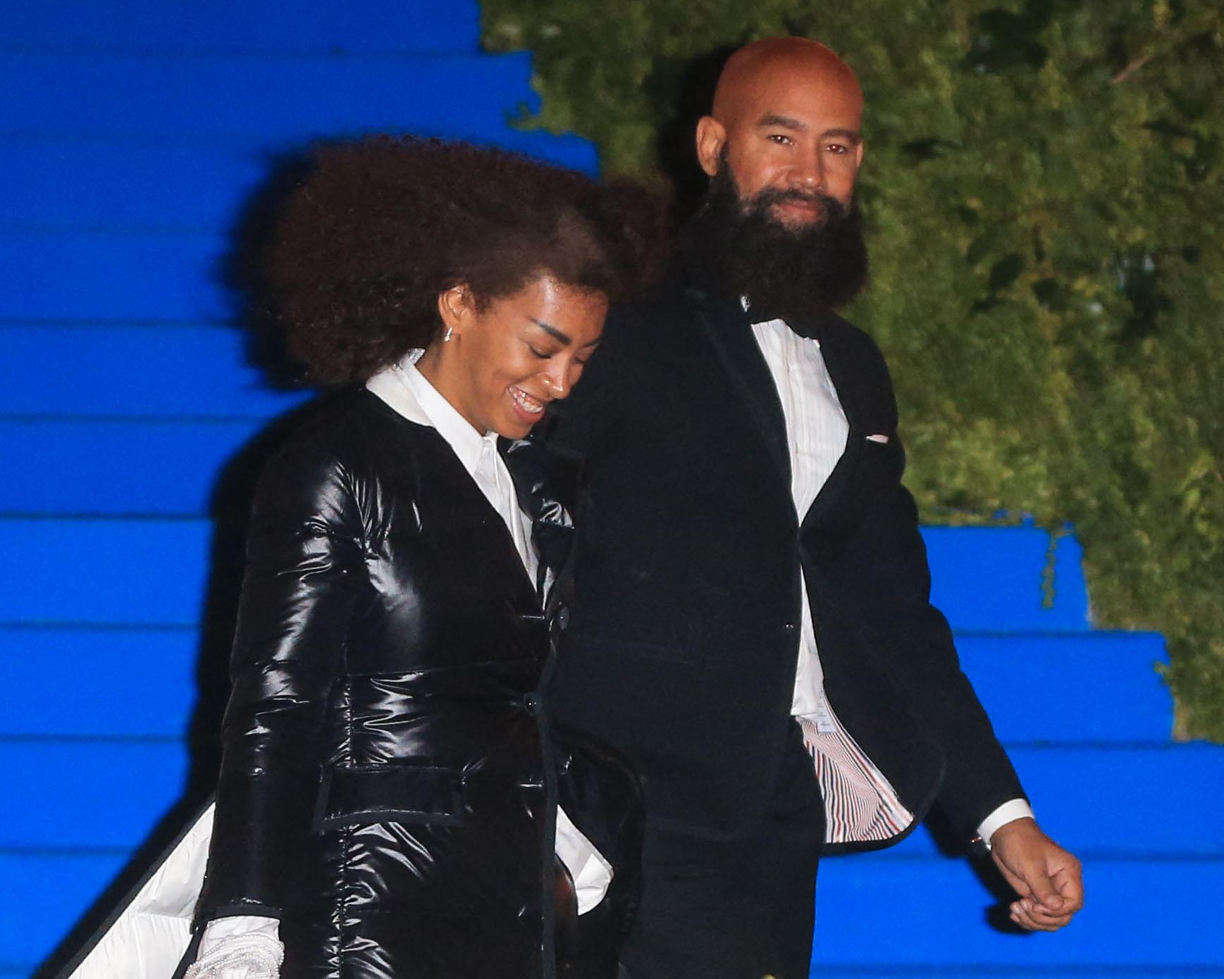 Solange Knowles and Alan Ferguson at the Met Gala