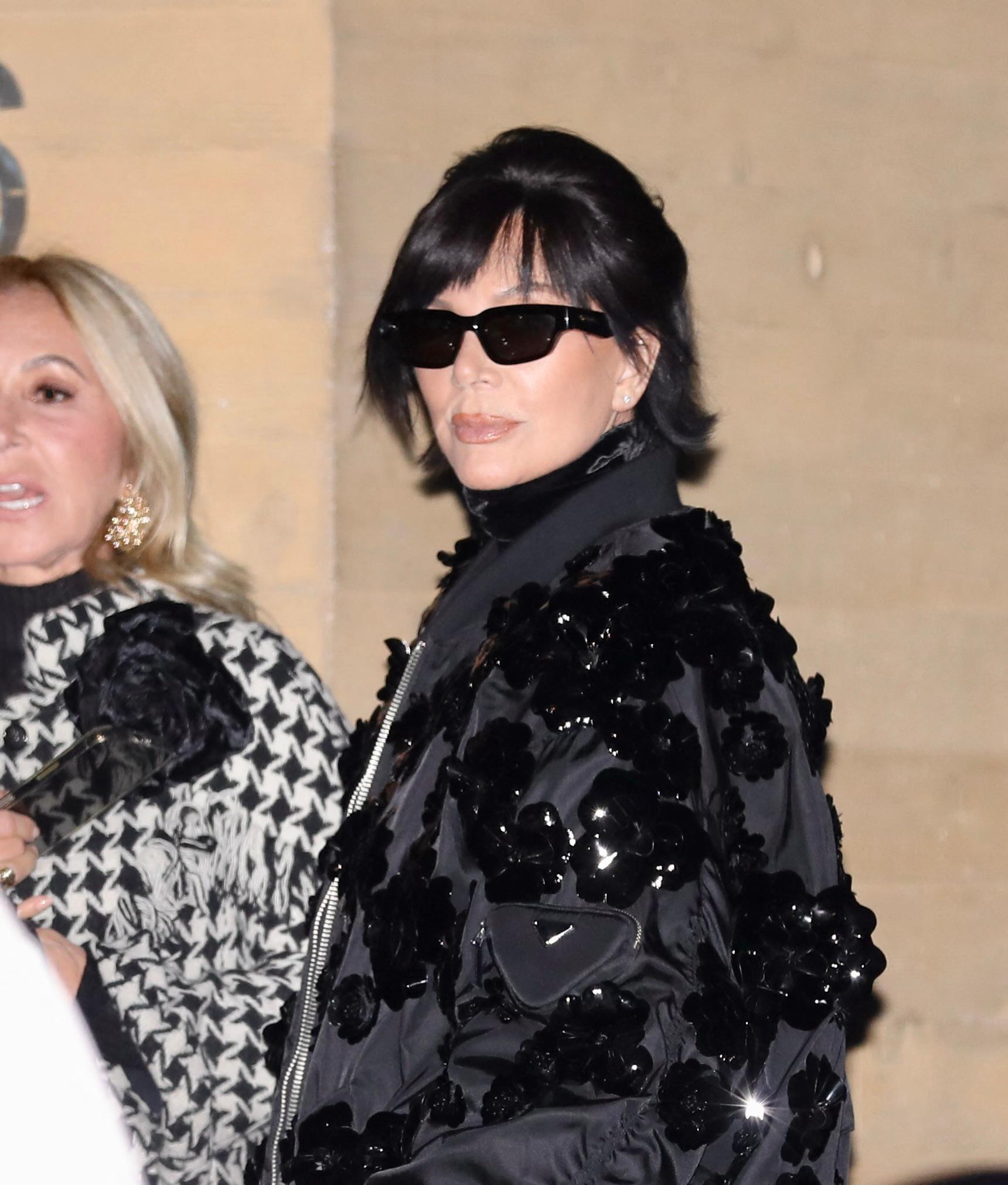 Kris Jenner Step Out for Dinner at Nobu in Malibu