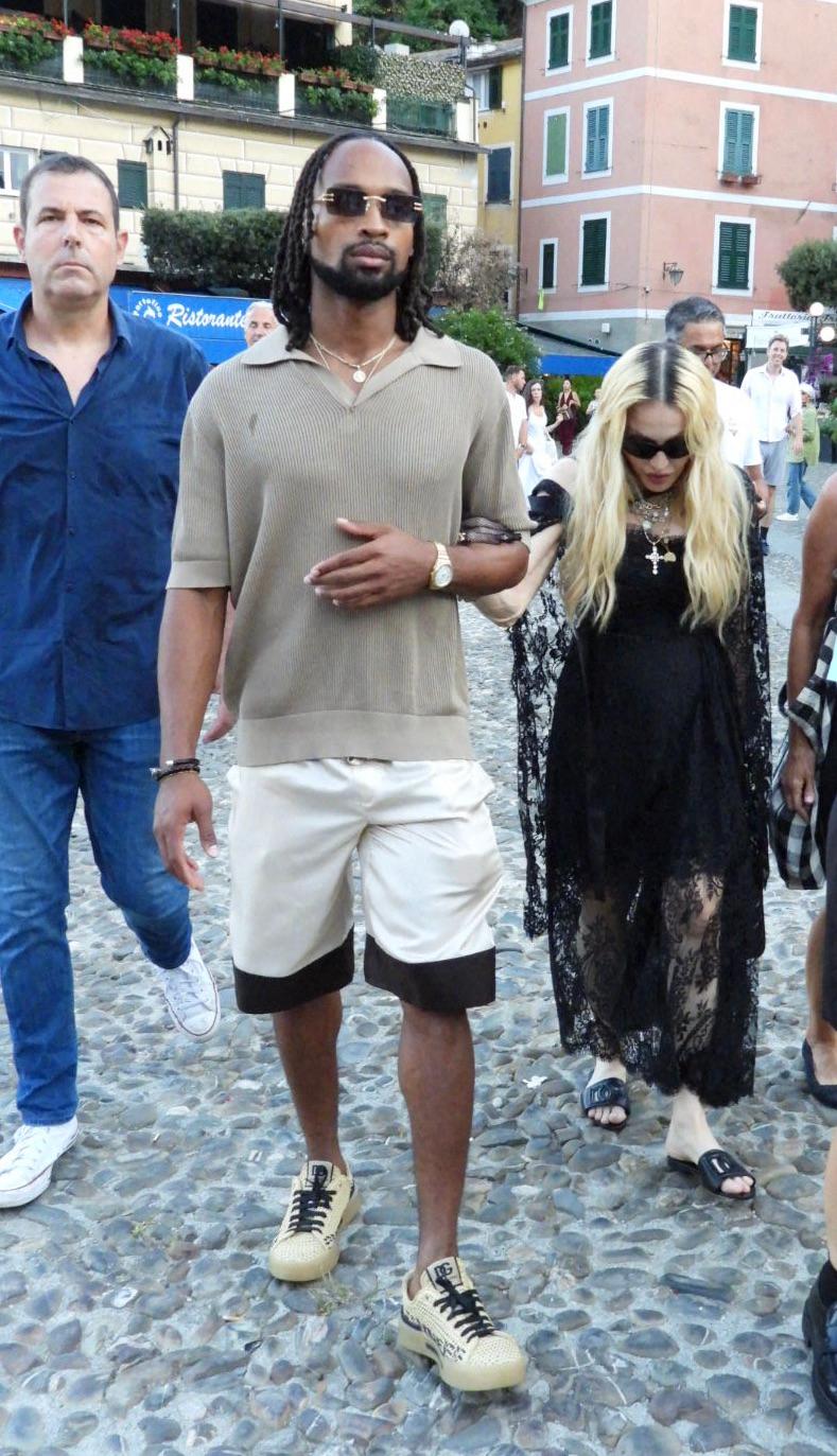 Madonna and Akeem Morris