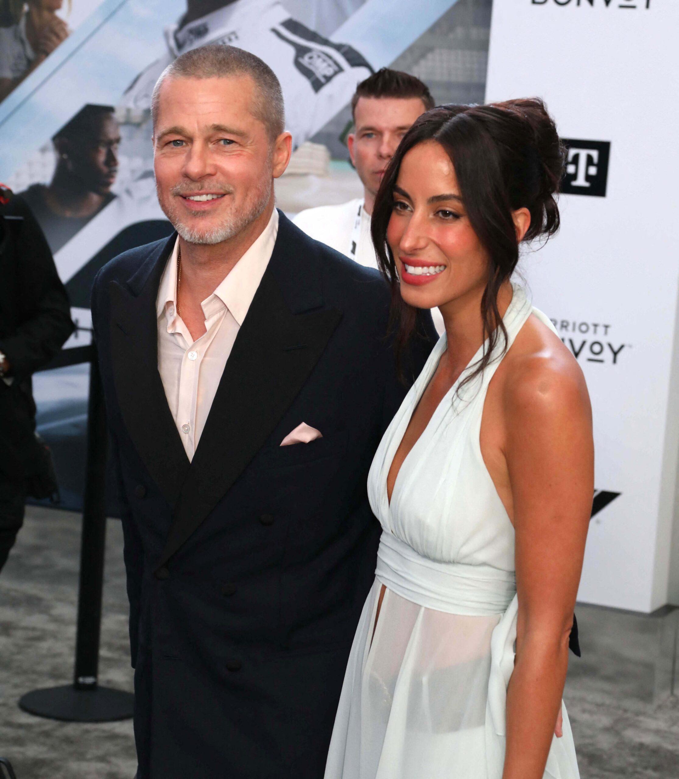 Brad Pitt and Ines de Ramon at F1 The Movie World Premiere
