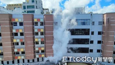 台東馬偕突狂冒白煙！真相曝光　汰換設備釋放無毒液態氦
