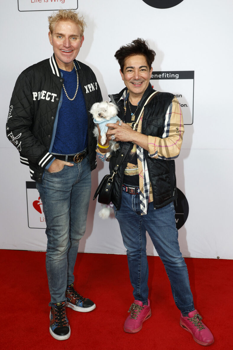 Pol’ Atteu and his husband Patrik Simpson at 2026 LA Art Show Opening Night Premiere Party - Los Angeles