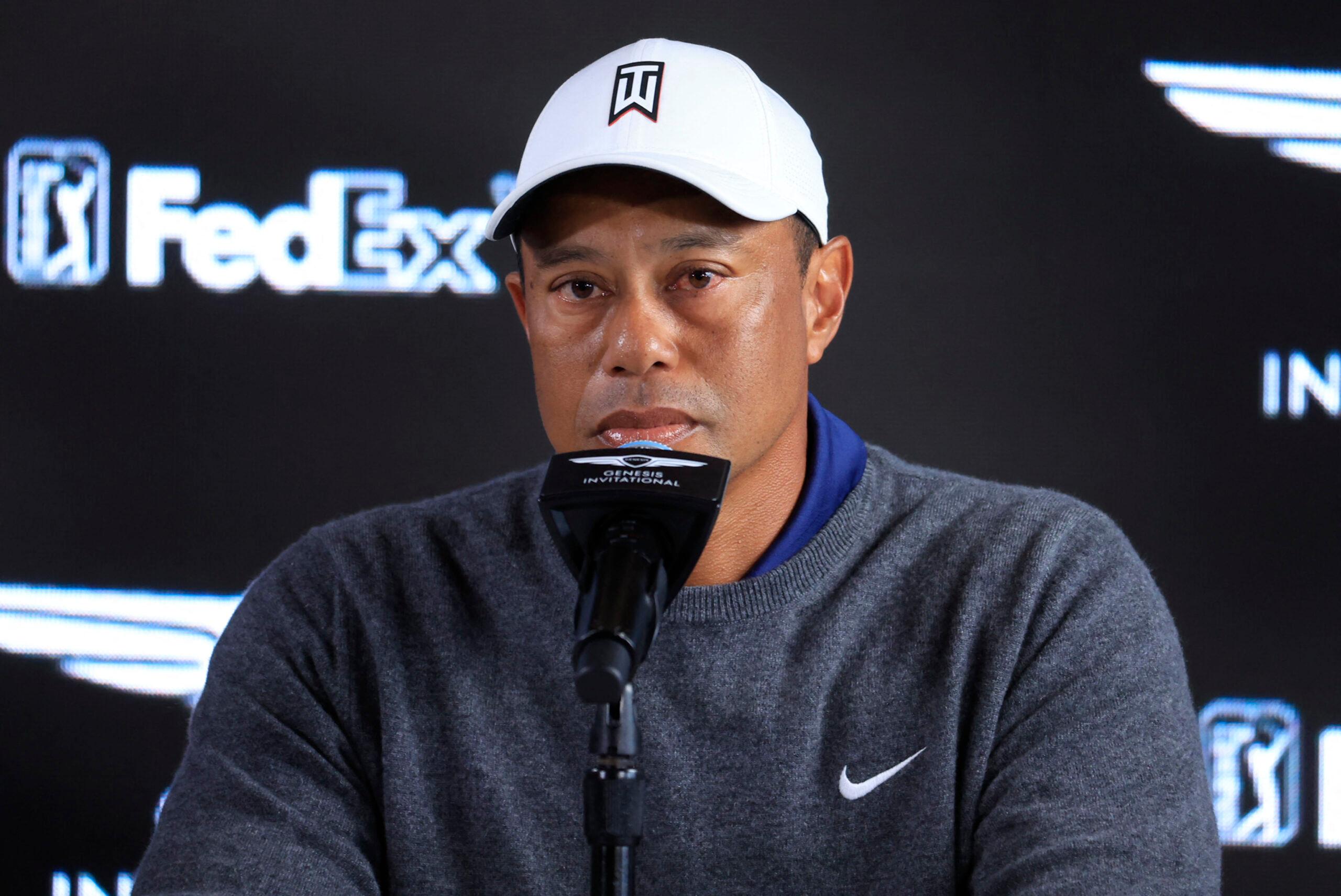 Tiger Woods Interview at Genesis Invitational