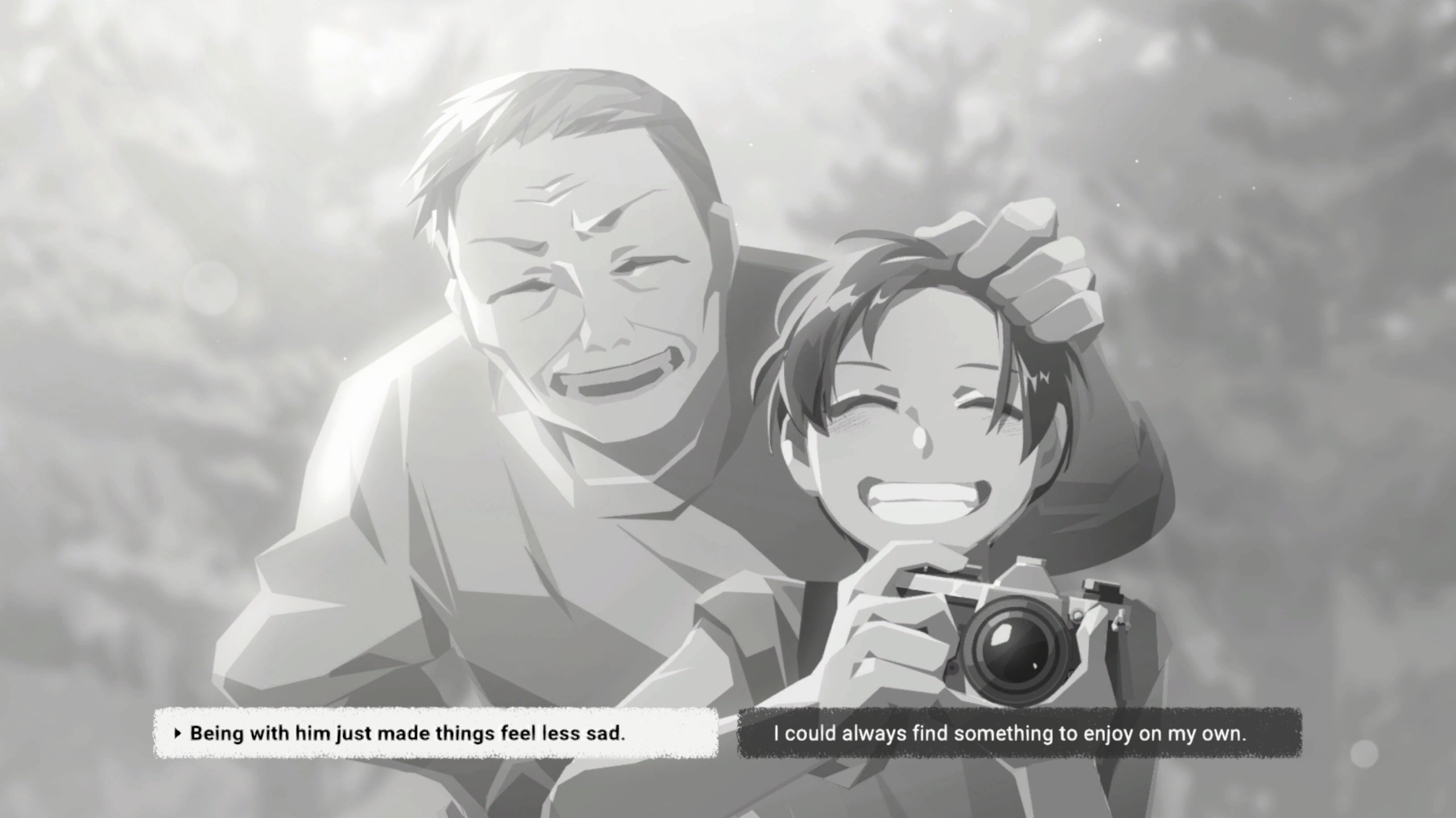 Eugene and his grandfather.