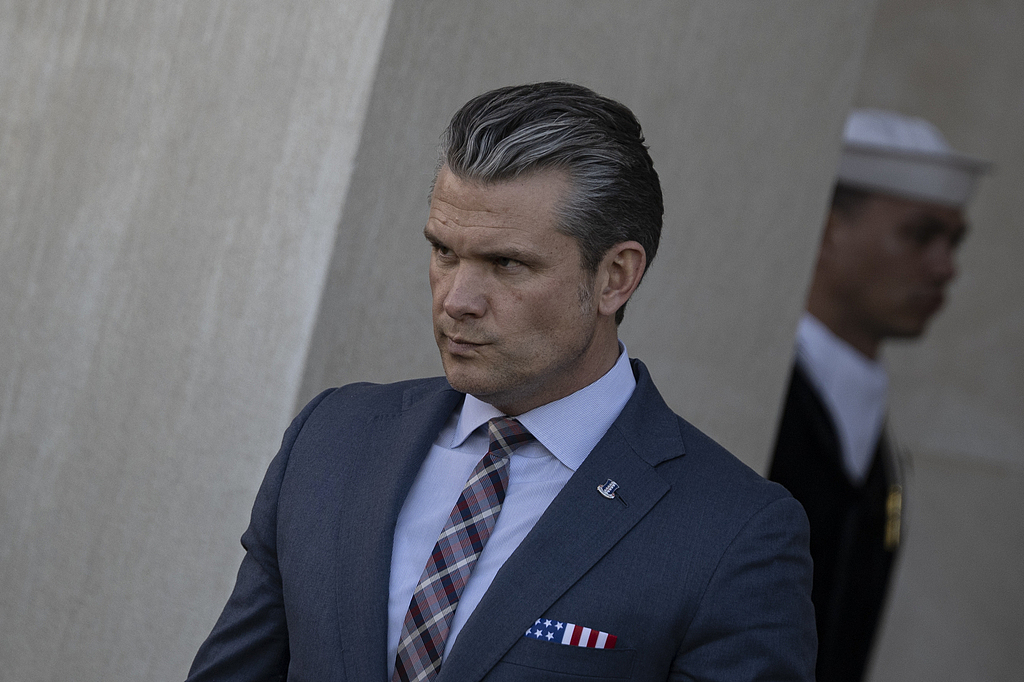 美国国防部长赫格塞思 资料图 图源：视觉中国