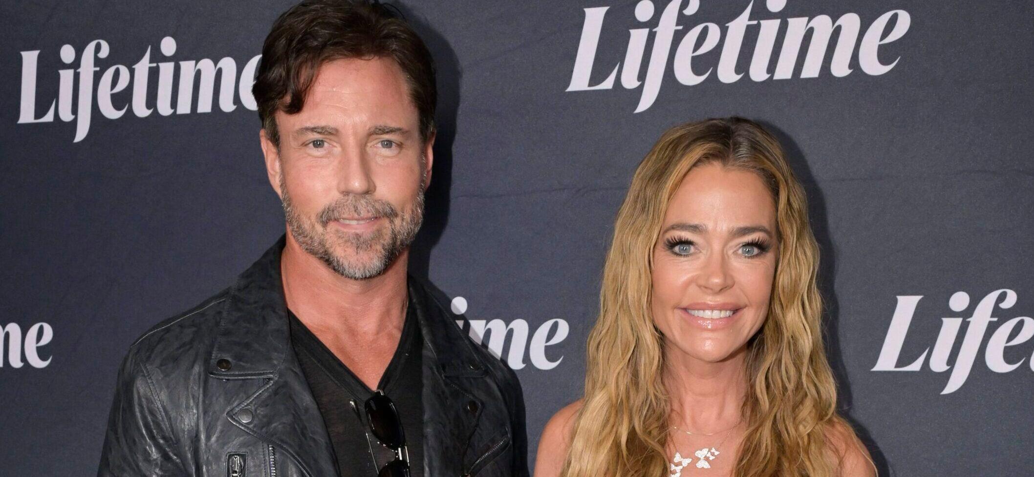 Aaron Phypers and Denise Richards at Lifetime's Los Premiere of ''Terry McMillan Presents: Tempted by Love''