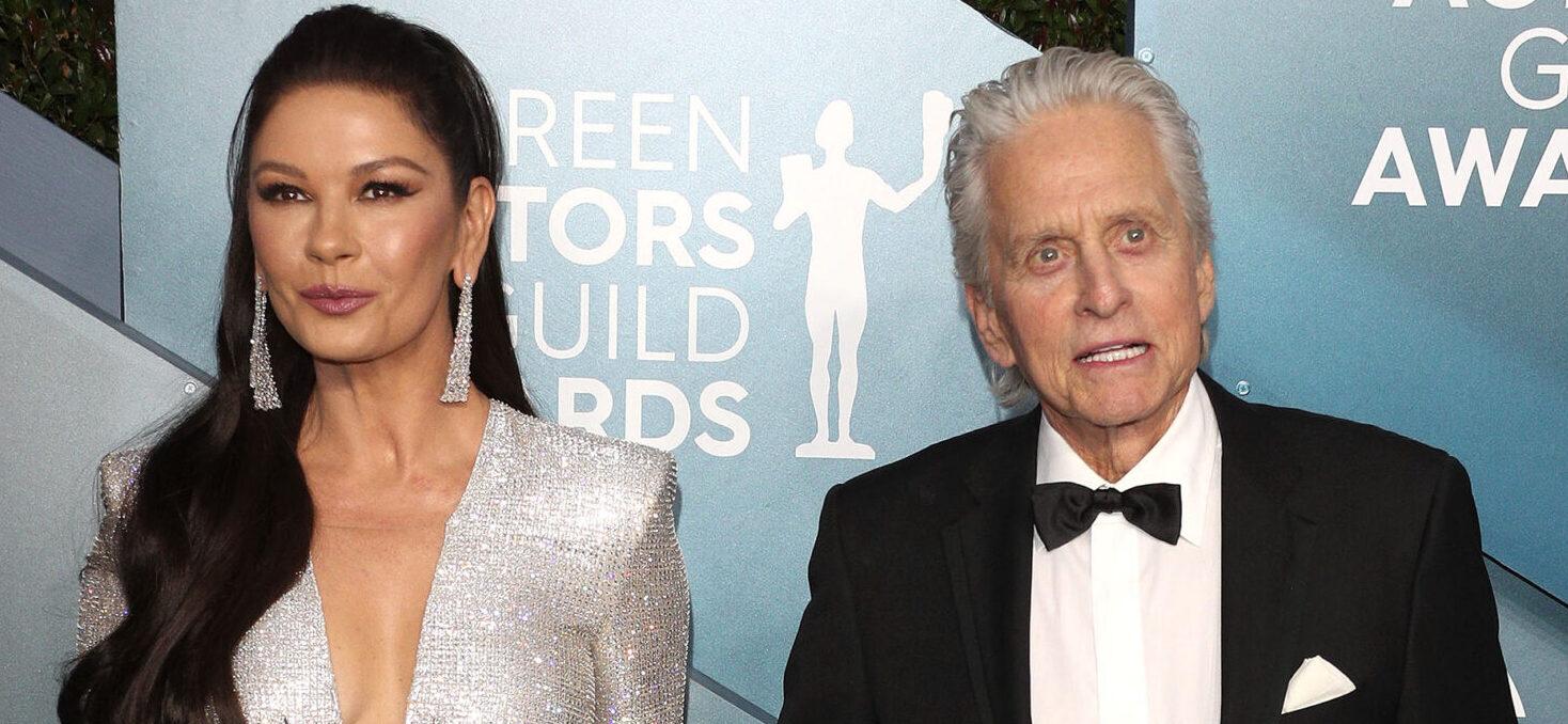 Catherine Zeta Jones and Michael Douglas attend the 26th Annual SAG Awards