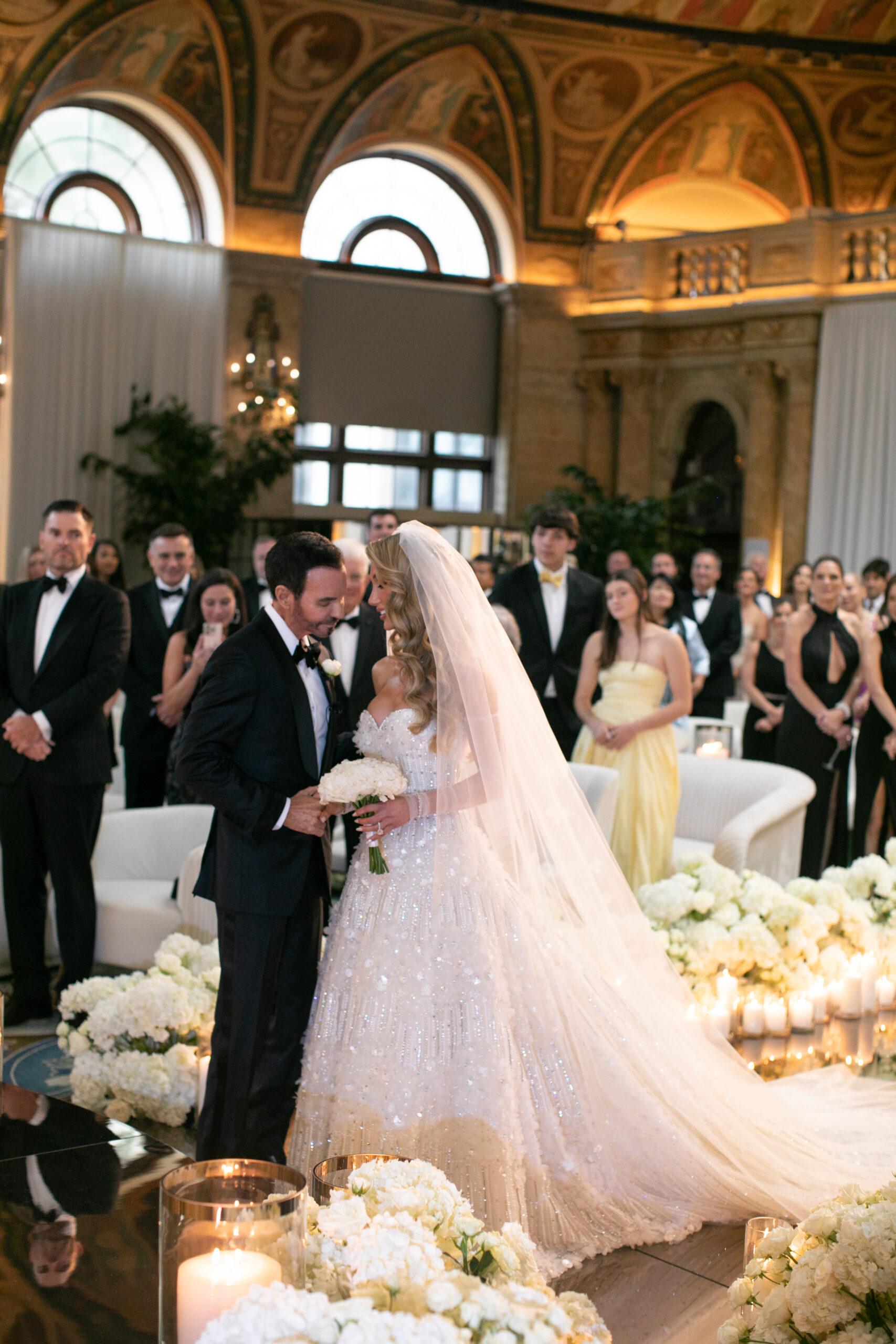 Sarah Rollins Gonzalez and Richard Gonzalez&rsquo;s wedding.