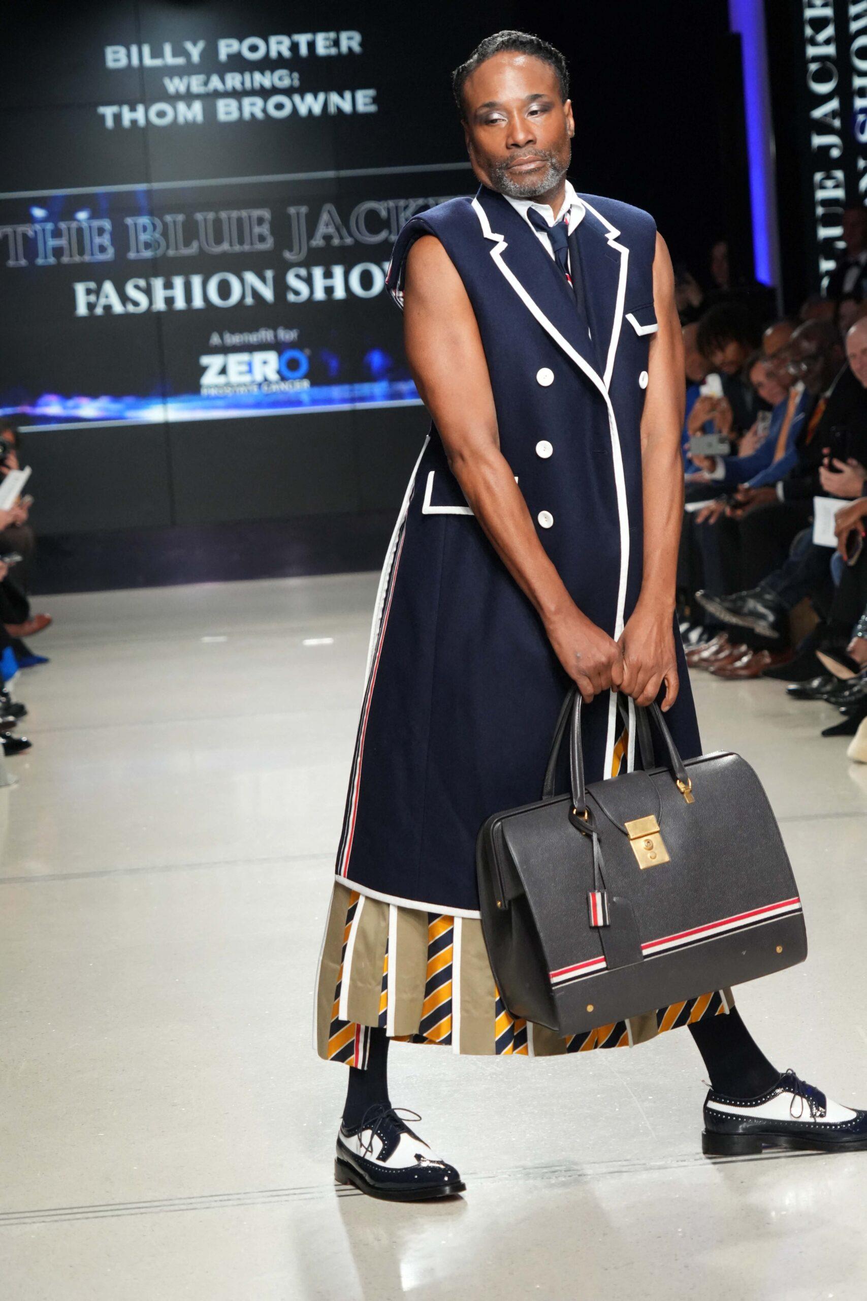 Billy Porter at the Eighth Annual Blue Jacket Fashion Show,-NYC