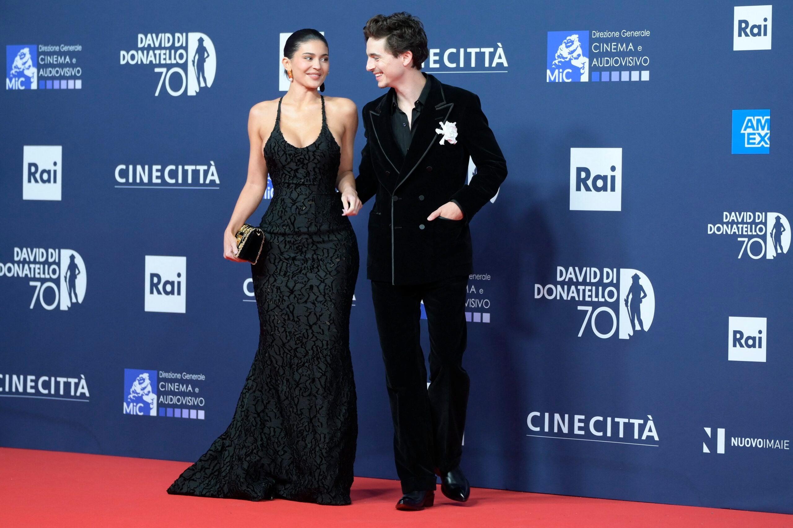 Timothee Chalamet And Kylie Jenner In Rome, Italy