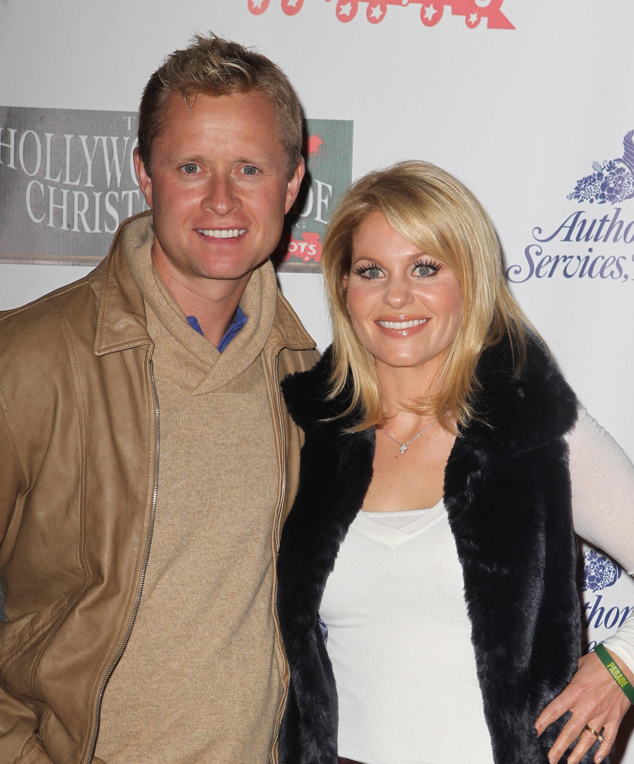 Natasha Bure's parents Candace Cameron Bure & Valeri Bure at 2012 Hollywood Christmas Parade