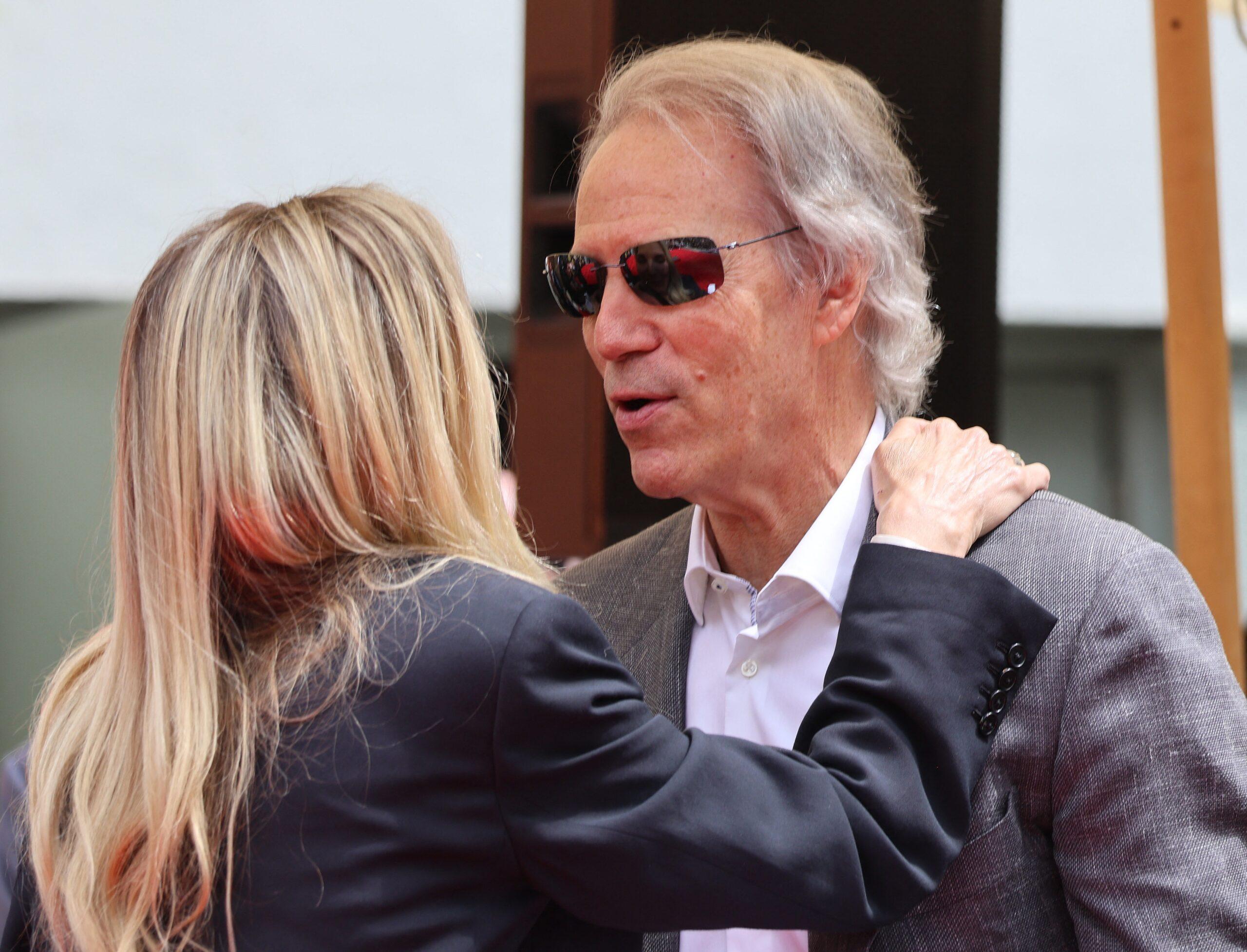 Michelle Pfeiffer and David E. Kelley at TCM Hosts Handprint And Footprint Ceremony Honoring Michelle Pfeiffer