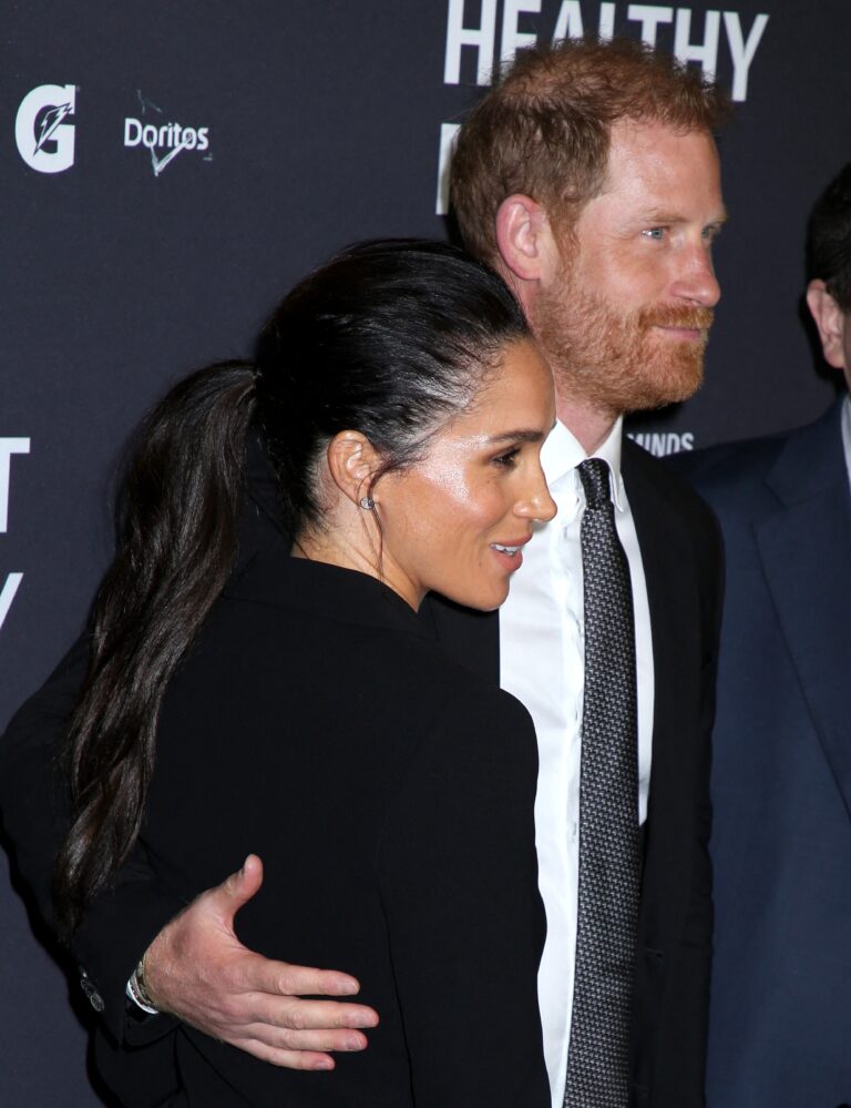 Prince Harry and Meghan Markle at the Project Healthy Minds World Mental Health Day Gala