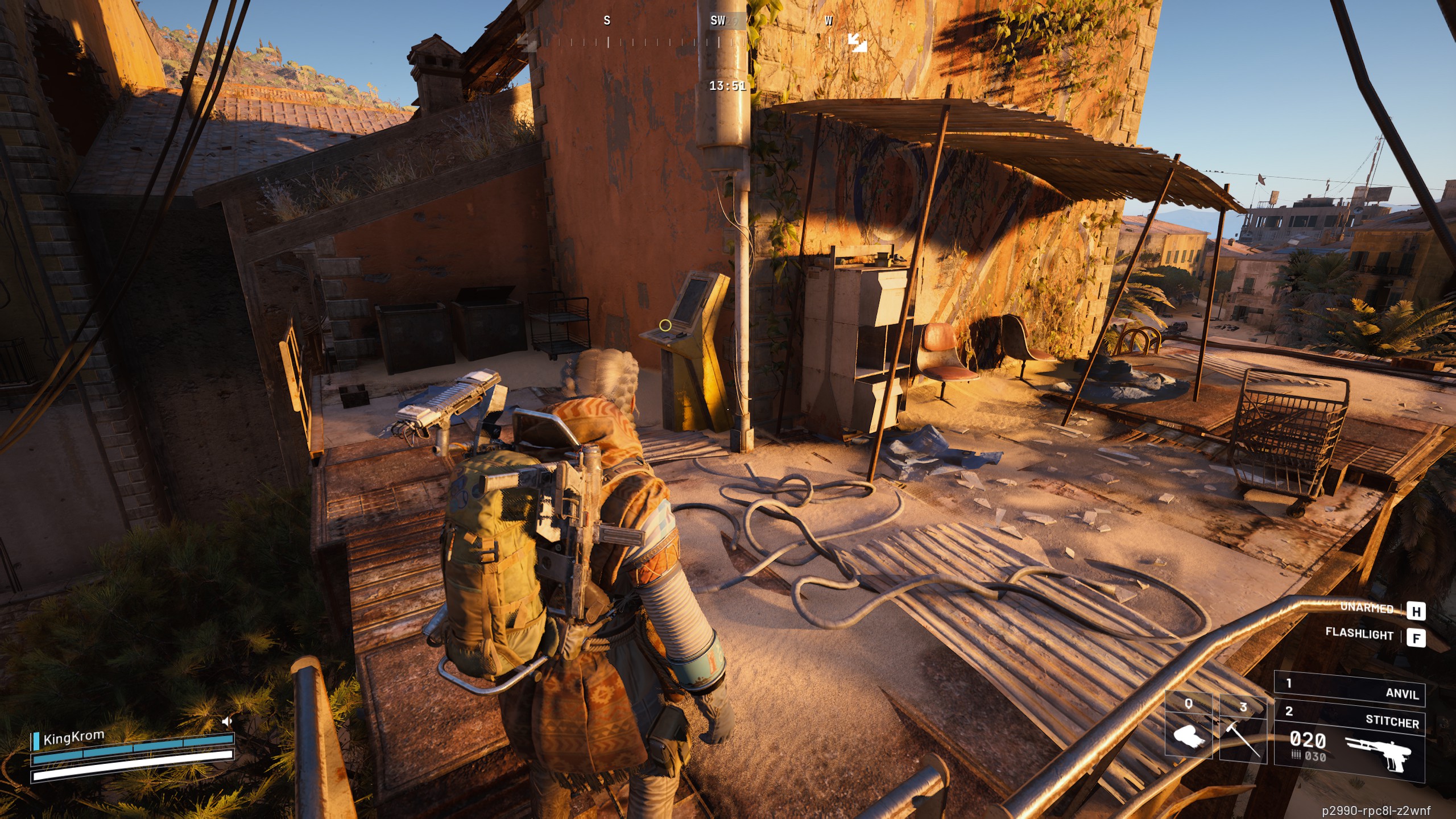 Arc Raiders Communication Hideout quest - Terminal on roof platform