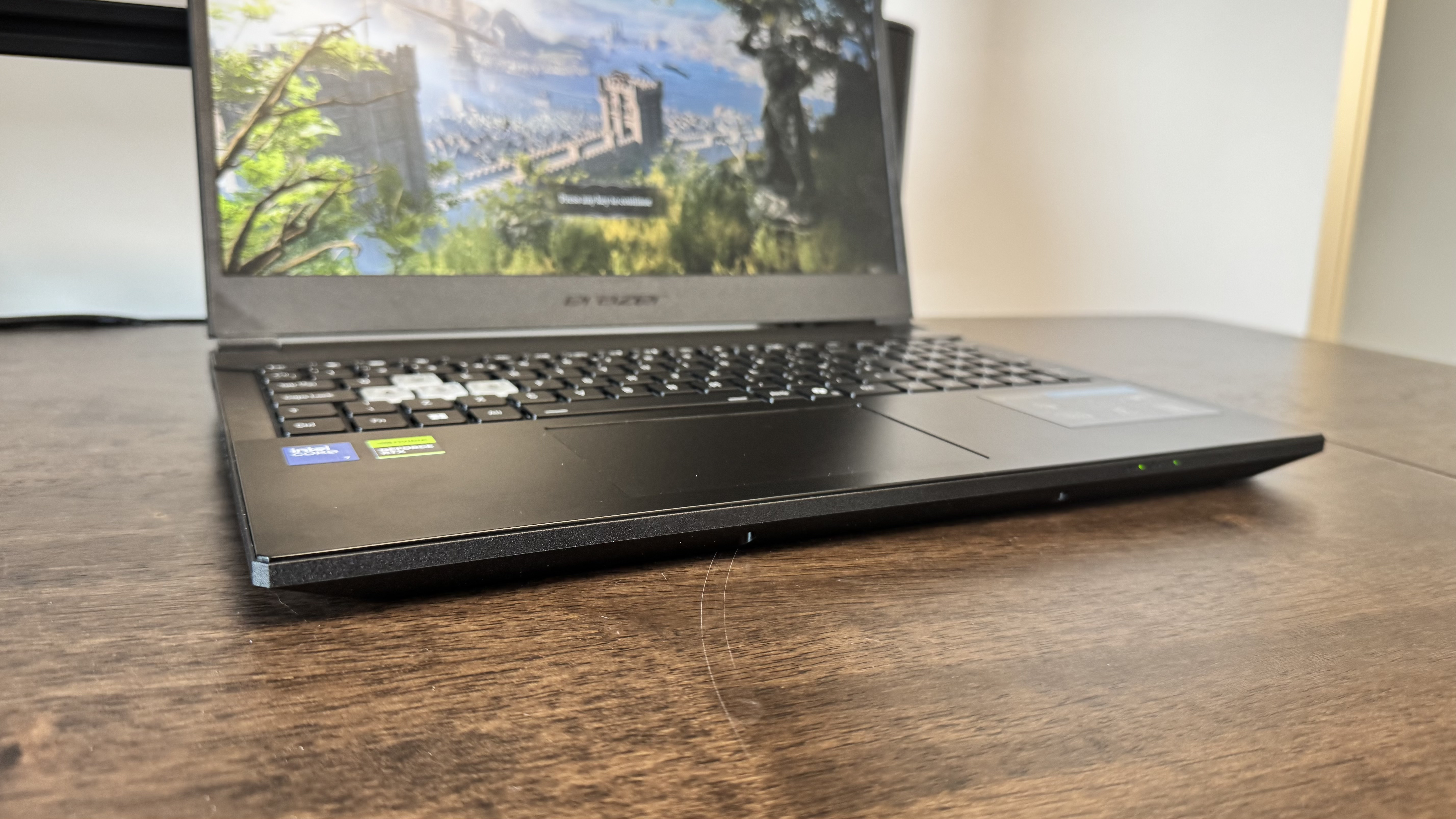 The Medion Deputy Erazer 15 P1 gaming laptop