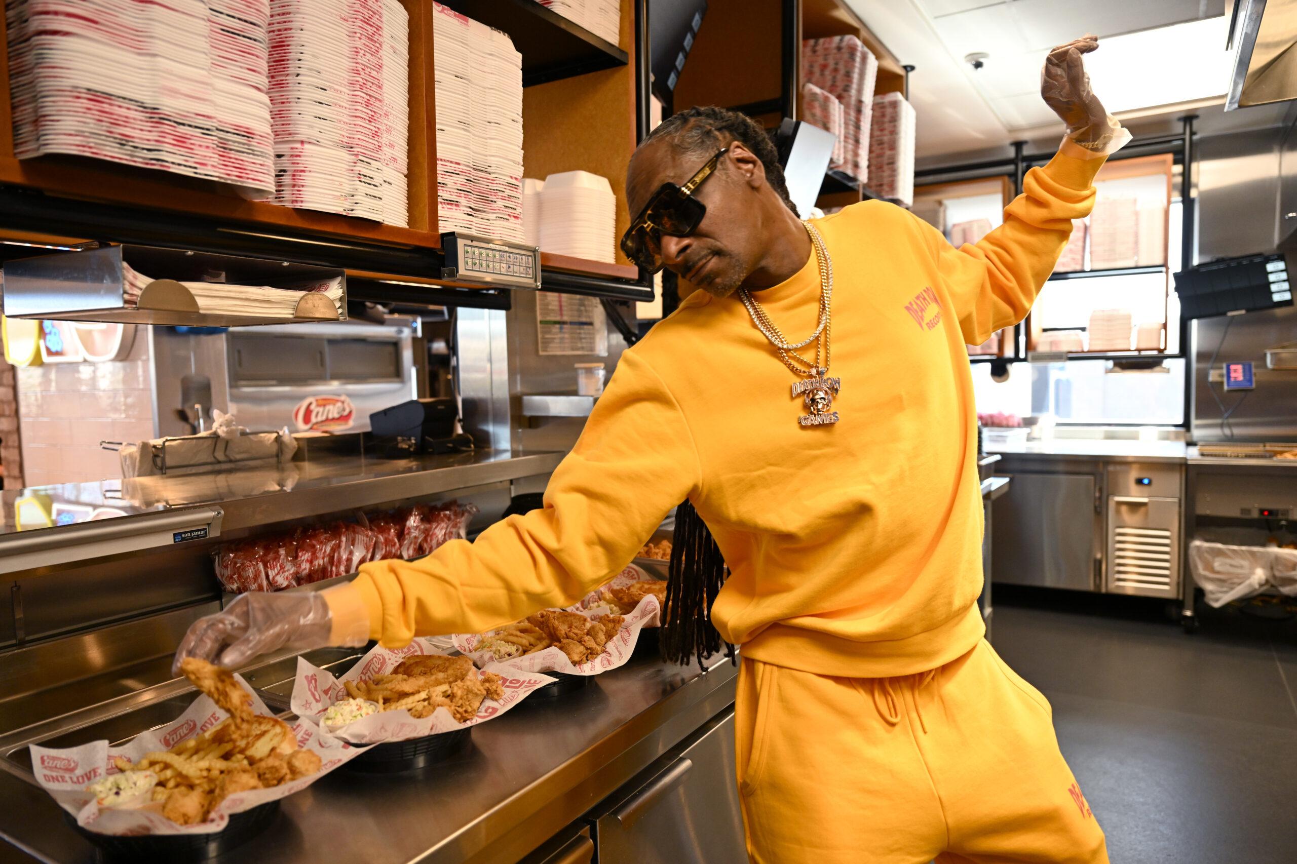 Snoop Dogg at Raising Cane's