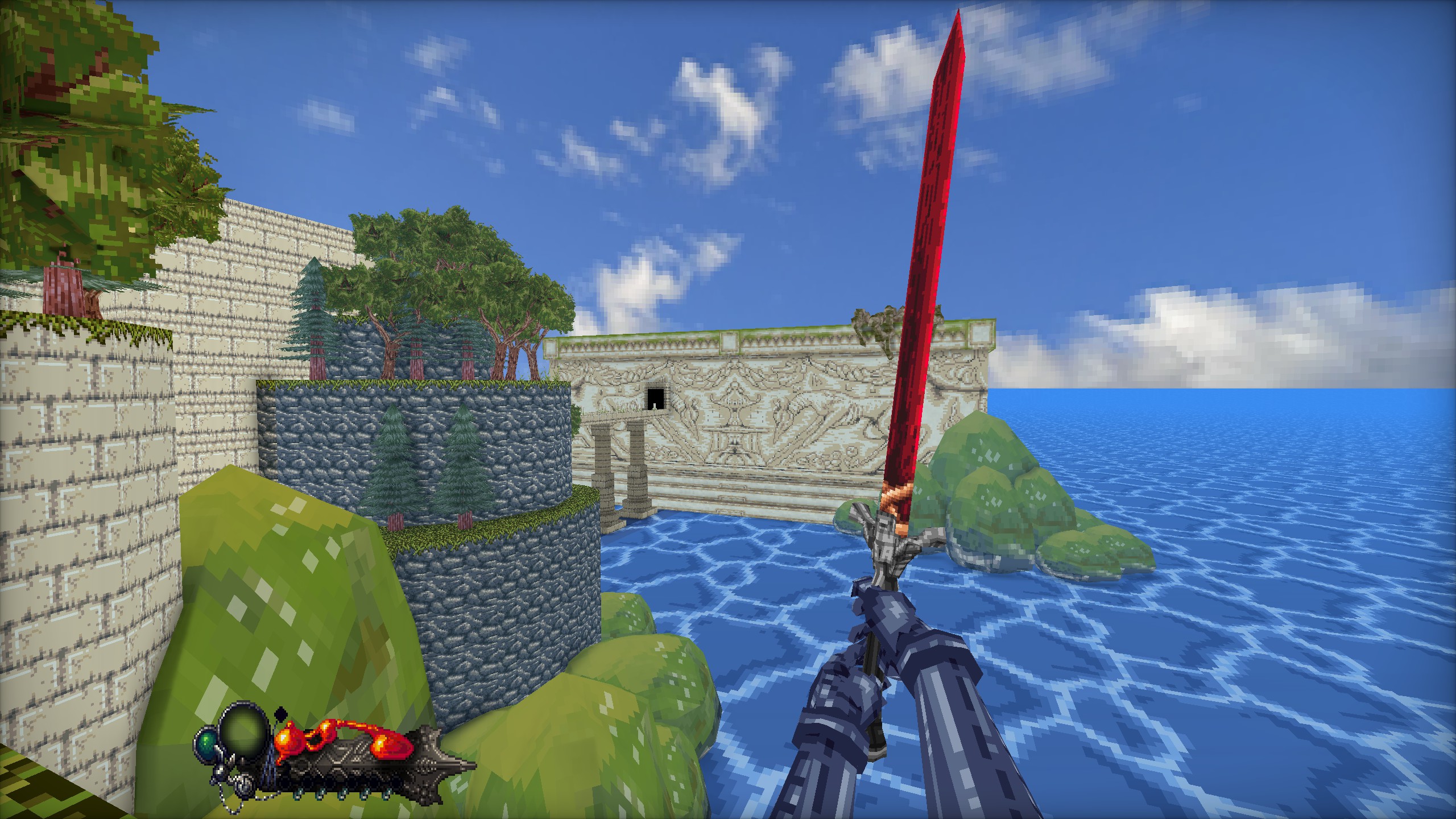 Oceanside ruins in Mohrta.