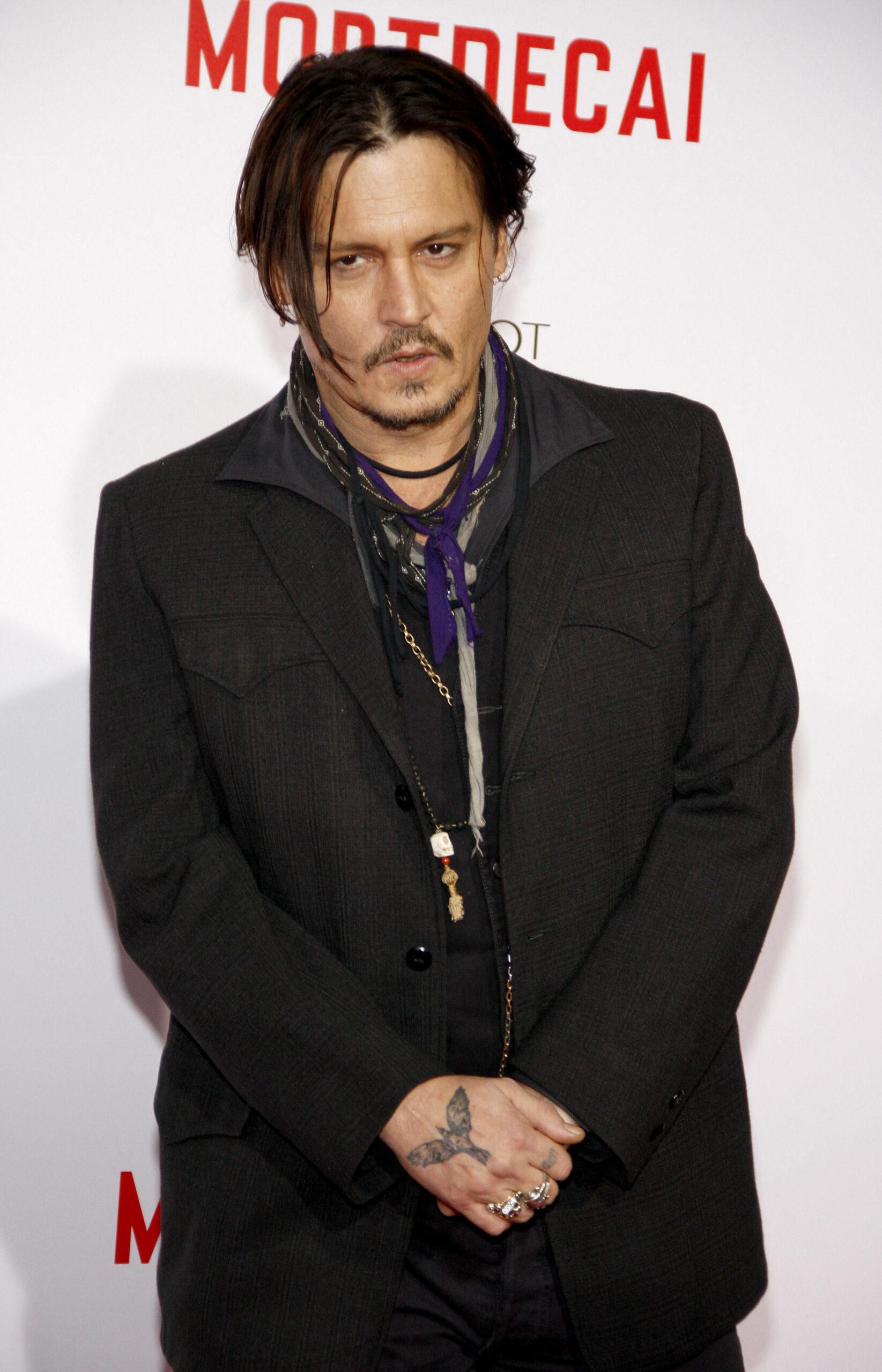 Johnny Depp at World Premiere Of 'Mortdecai'