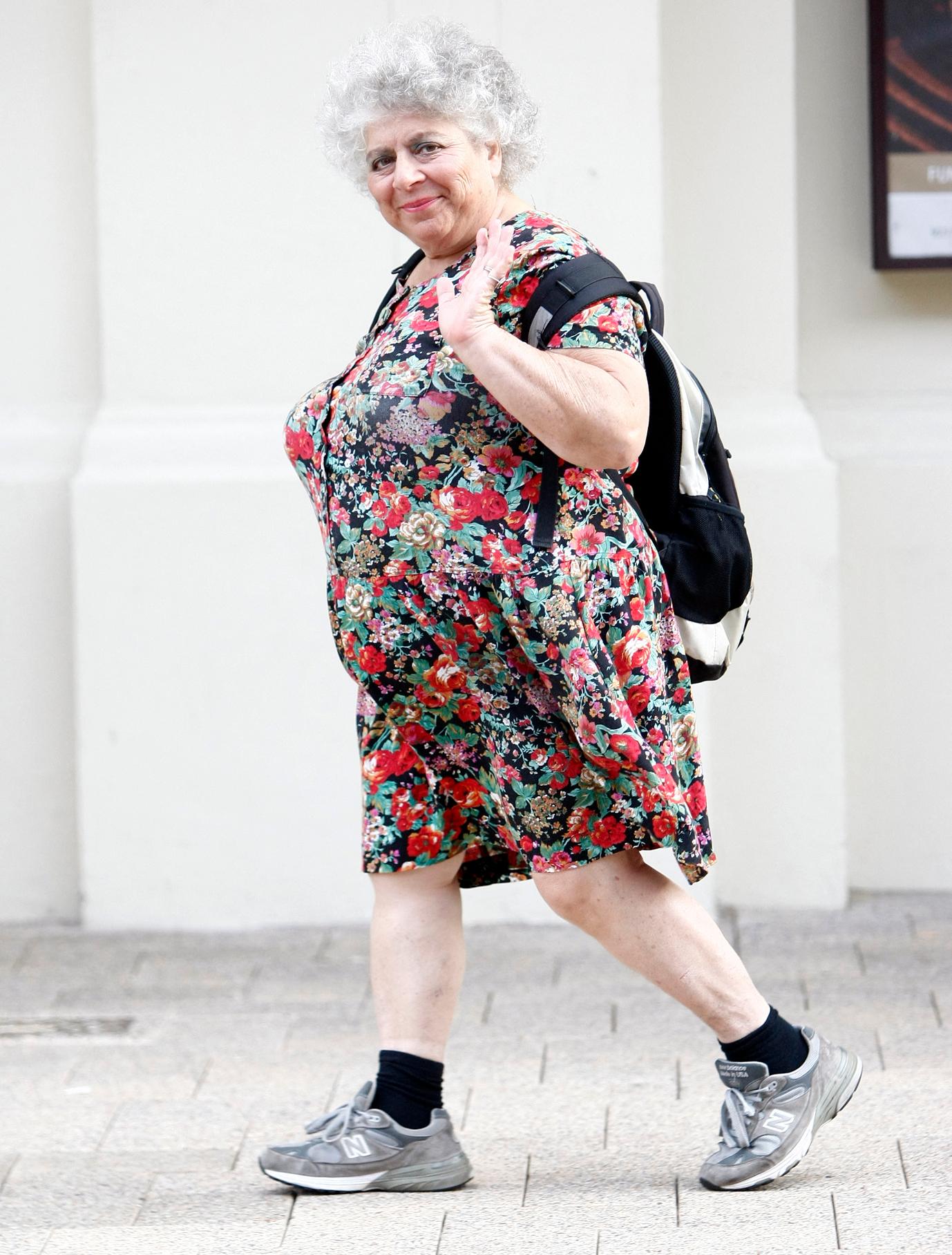 Miriam Margolyes seen in Perth