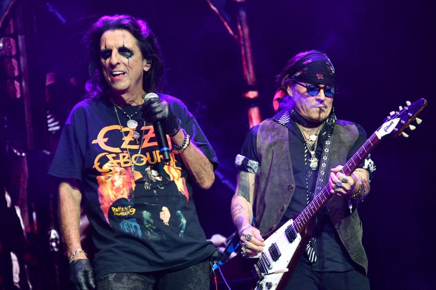 Johnny Depp Joins Alice Cooper In Surprise Concert Appearance In Honor of Ozzy Osbourne