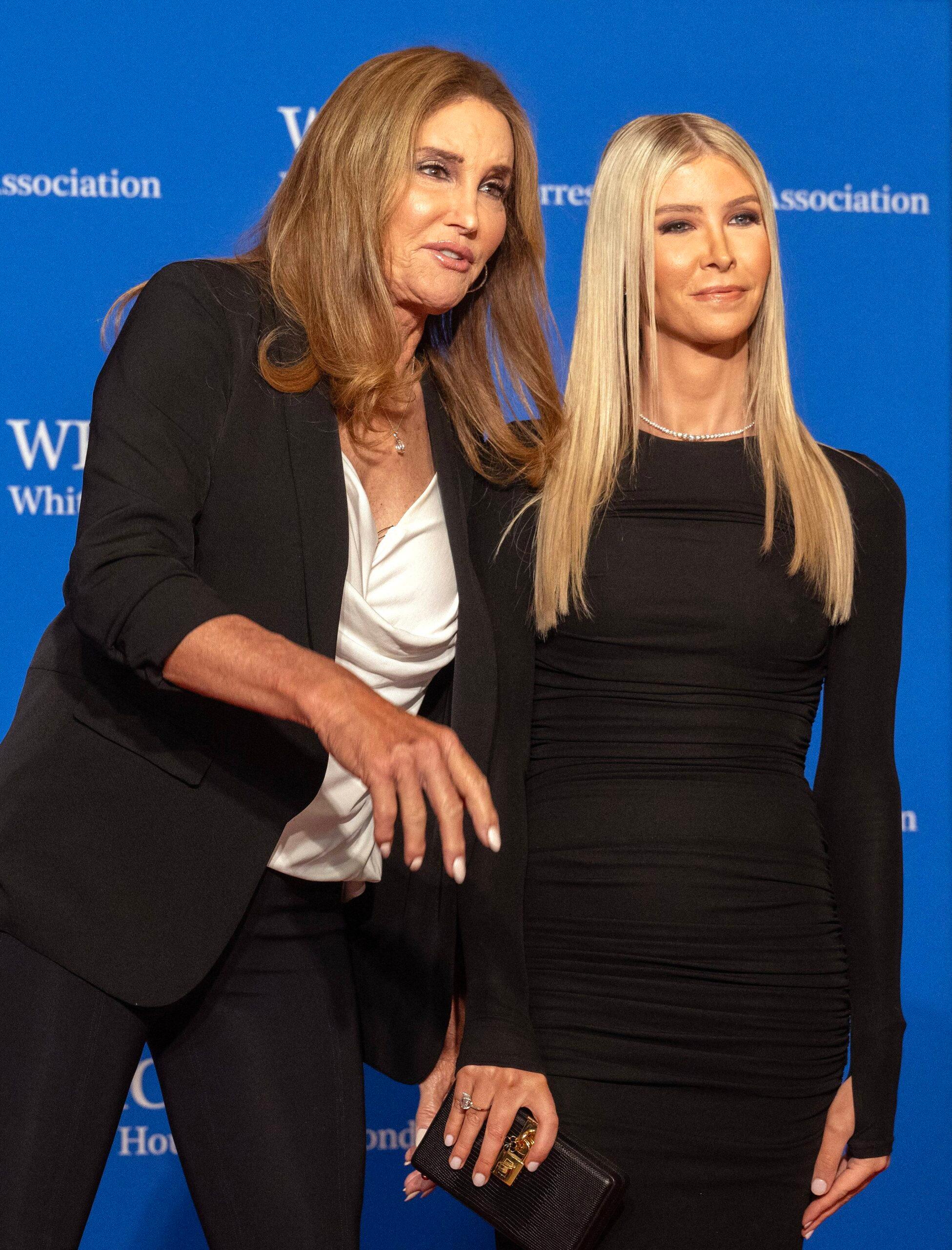 Sophia Hutchins and Caitlyn Jenner at the 2024 White House Correspondents Dinner