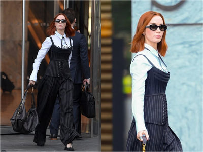 《Prada惡魔》臭臉助理「艾蜜莉」回歸！霸氣馬甲西裝搭Dior包時尚大升級