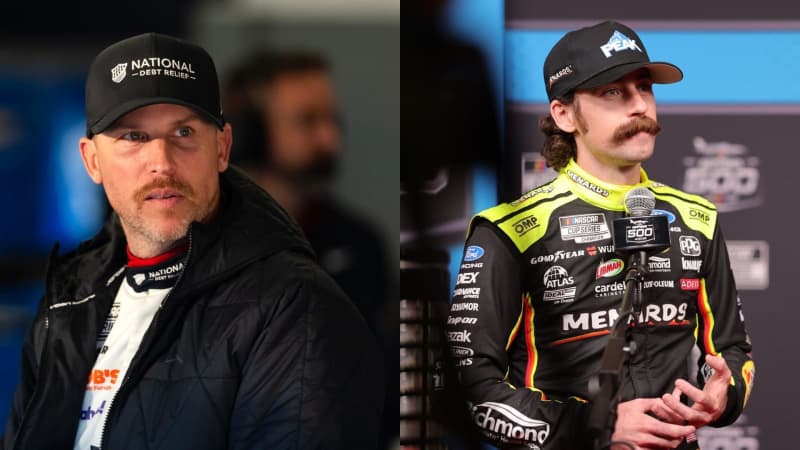 Denny Hamlin (L) and Ryan Blaney (R) | Credits- Imagn, USA Today Network