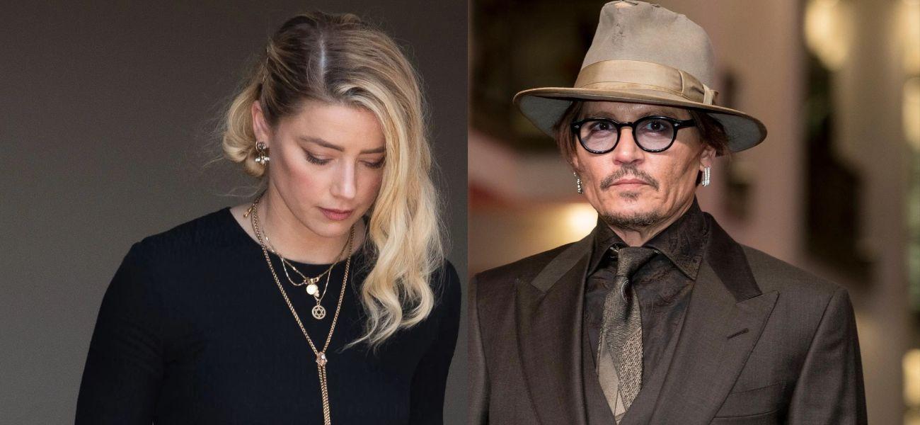 Amber Heard, Johnny Depp photo collage