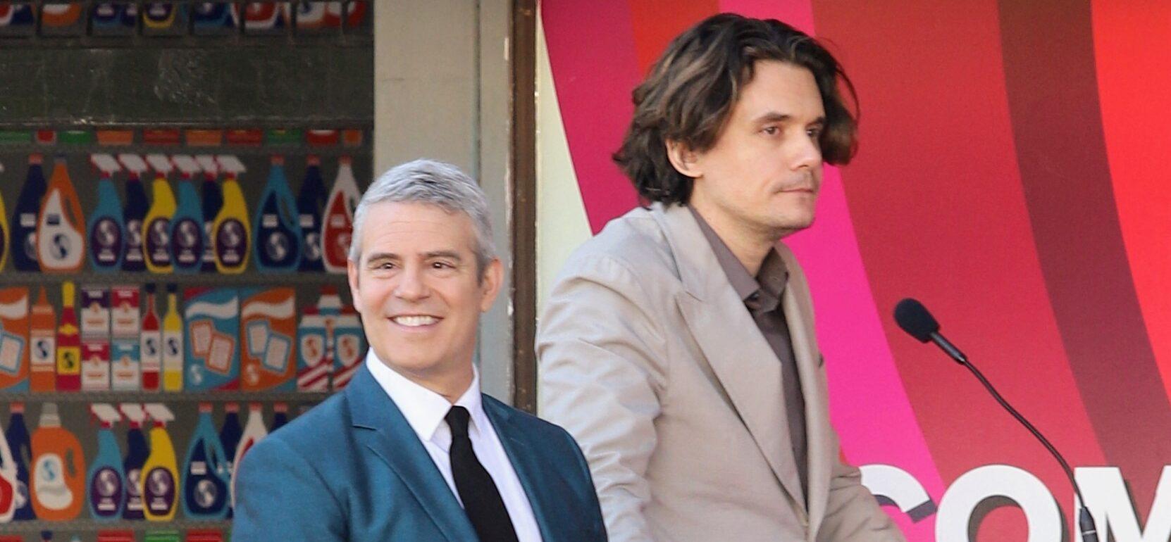 Andy Cohen and John Mayer.