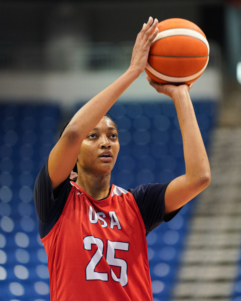 Angel Reese, Team USA. 