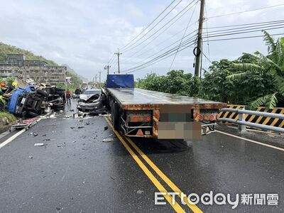 快訊／台11線花蓮豐濱段3車相撞　貨車駕駛卡車內無呼吸心跳