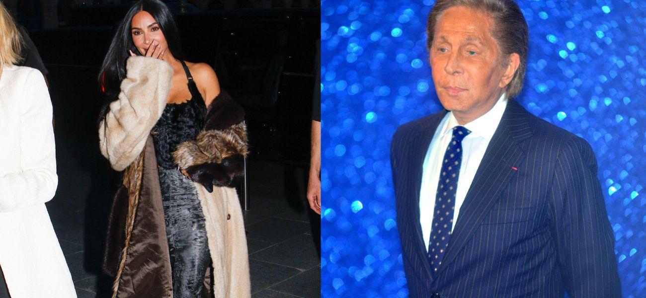 Kim Kardashian and Valentino.