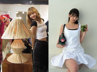 女星同款超欠買！Lisa針織長裙小露性感　Karina登封女王氣場開最大